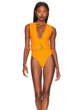 Revolve Revel Rey Belted Dean Cara Cara Swimsuit